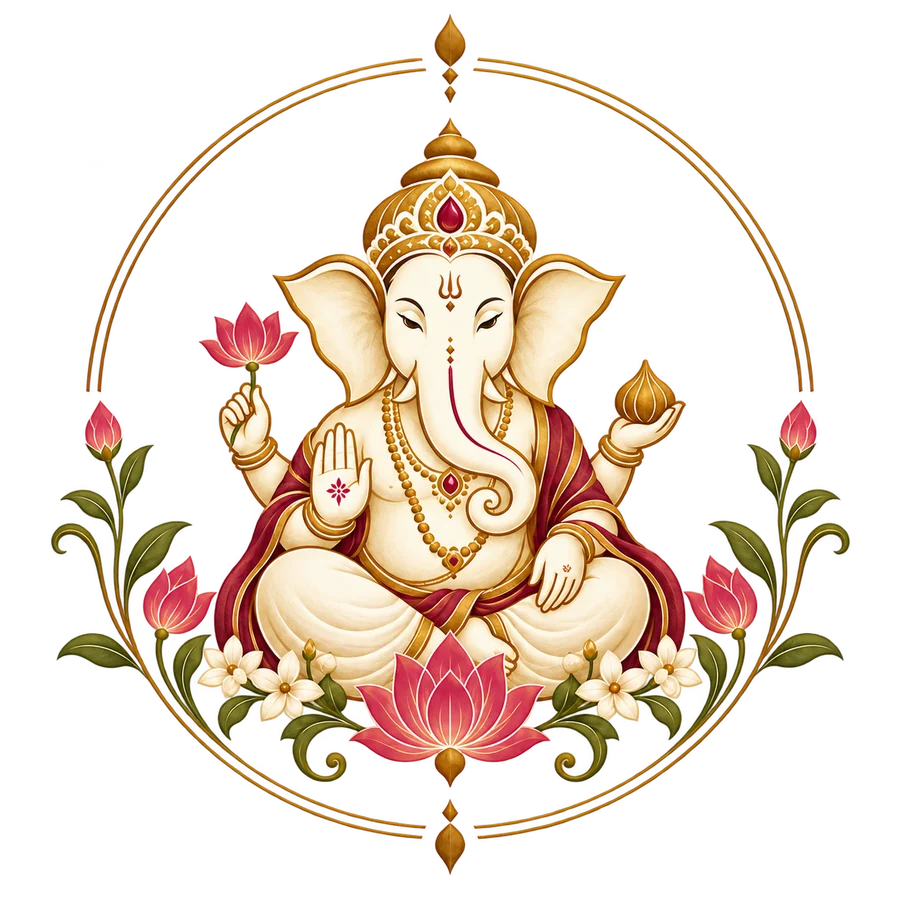 Auspicious Ganpati emblem